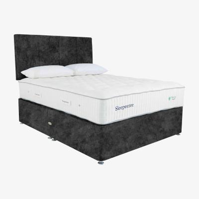 Furniture Village Sleepeezee - Natural Touch 3000 Divan Set with 4 Drawers - Super King - Daytona Coal