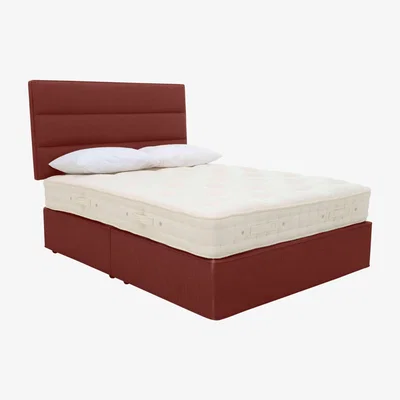 Furniture Village Hypnos - Bespoke Brilliance Platform Divan Set - Super King - Red