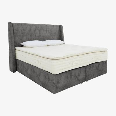 Furniture Village Hypnos - Bespoke Monarch Medium Divan Set - Super King - Daytona Grey