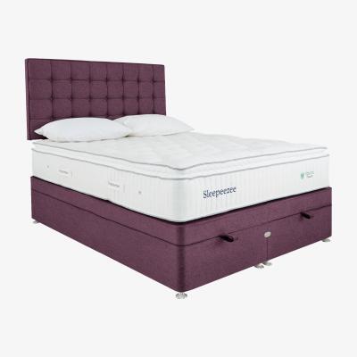 Furniture Village Sleepeezee - Natural Touch 2000 Pillowtop End Ottoman Divan Set - Super King - Purple