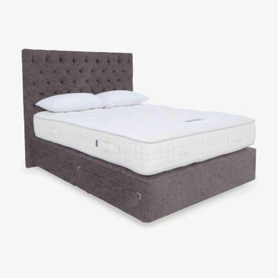 Furniture Village Harrison Spinks - Yorkshire 15K Divan Set with Continental Drawers - Super King - Opal Heather