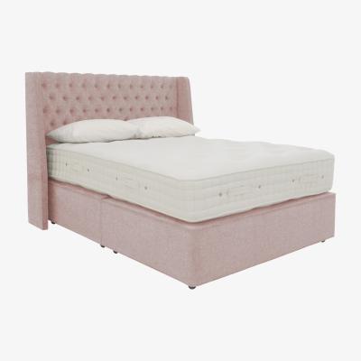 Furniture Village Hypnos - Bespoke Grandeur Divan Set - Super King - Pink