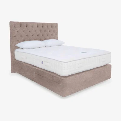 Furniture Village Harrison Spinks - Yorkshire 15K Medium Divan Set with 2 Drawers - Super King