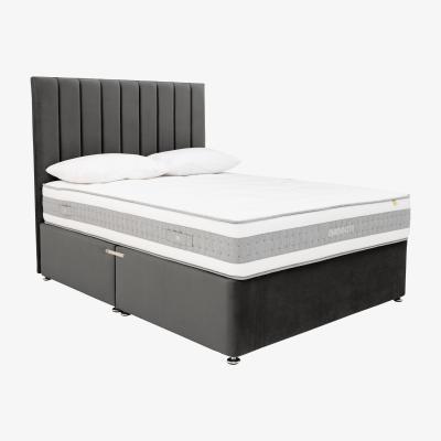 Furniture Village Mammoth - Prestige Plus 290 Divan Set - Super King - Grey