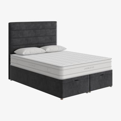 Furniture Village True Gel 7500 End Ottoman Divan Set - Super King - Grey