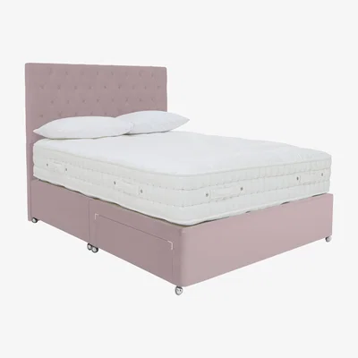 Furniture Village Sleep Story - Natural 4000 Divan Set - Super King - Purple