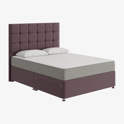 Furniture Village Sleep Story - Cool Gel 2500 Divan Set - Super King - Red