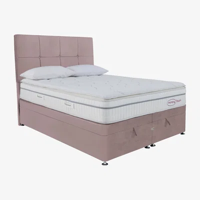 Furniture Village Sleepeezee - Memory Touch 2800 End-lift Ottoman Divan Set - Super King