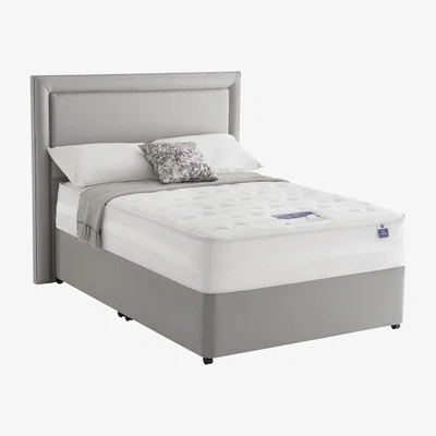 Furniture Village Silentnight - Mirapocket Serenity 2000 Memory Divan Set - Super King - Grey