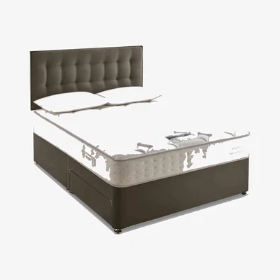 Furniture Village Silentnight - Revitalise Refresh 800 Divan Set with 2 Drawers - Super King