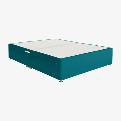 Furniture Village Sleep Story - Divan Base with Drawers - Super King - Teal