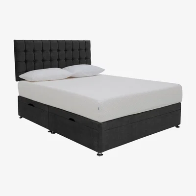 Furniture Village TEMPUR - Original Prime Side Ottoman Divan Set - Super King