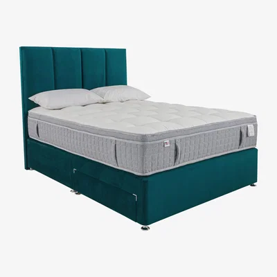 Furniture Village Millbrook - PureTech 3000 Pillow Top Divan Set - Super King - Blue
