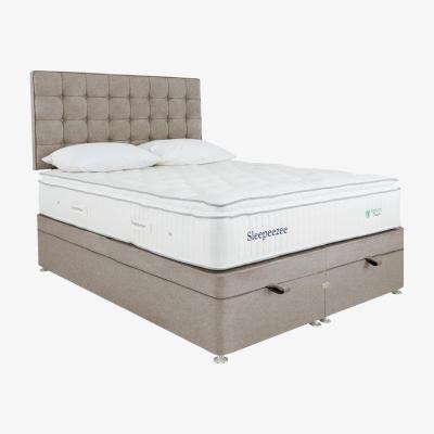Furniture Village Sleepeezee - Natural Touch 2000 Pillowtop End Ottoman Divan Set - Super King - Brown