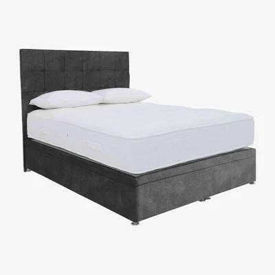 Furniture Village Sleep Story - Luxury 2000 Power Ottoman Divan Set - Super King - Lace Domino