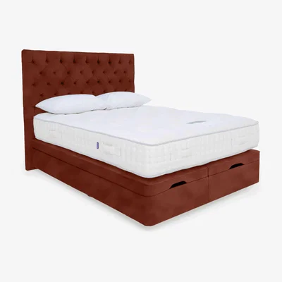 Furniture Village Harrison Spinks - Yorkshire 15K End Ottoman Divan Set - Super King - Lovely Umber