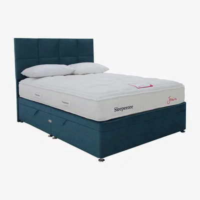 Furniture Village Sleepeezee - Jessica Side Ottoman Divan Set - Super King