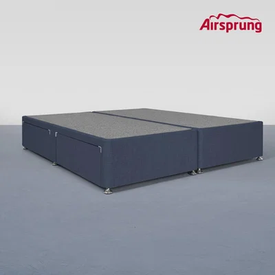 Furniture123 Airsprung Kelston Super King 4 Drawer Divan - Midnight Blue