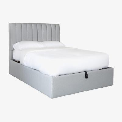 Heal's Heal's Storage Divan Super King Velvet Charcoal Black Feet - Heal's UK Bedroom Furniture