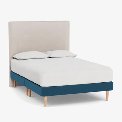 Heal's Heal's Shallow Divan Super King Linen Grenadine Light Stem Feet - Heal's UK Bedroom Furniture