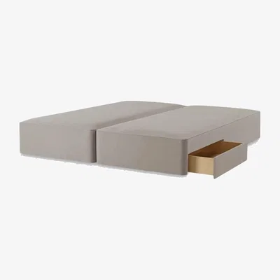 John Lewis John Lewis Pocket Sprung 2 Drawer Zip Link Divan Base, Super King Size