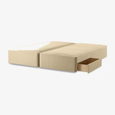 John Lewis John Lewis Pocket Sprung 2 Drawer Zip Link Divan Base, Super King Size