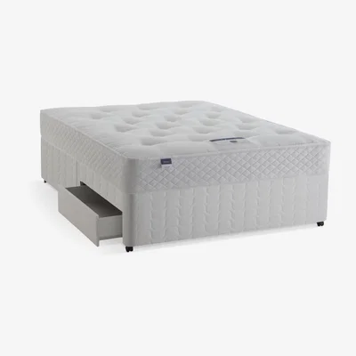John Lewis Silentnight Sleep Soundly Miracoil Ortho Divan Base and Mattress Set, Firm, Super King Size
