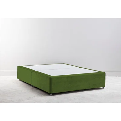 Perch and Parrow Buxton 6' Super-King Size Bed Base in Juniper Green