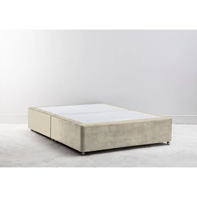 Perch and Parrow Buxton 6' Super King Size Bed Base in Winter Rye