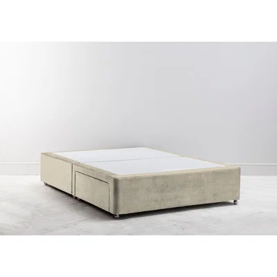 Perch and Parrow Cook 6' Super King Size Divan in Winter Rye