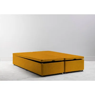 Perch and Parrow Desmond 6' Super-King Size Storage Divan in Medallion Gold