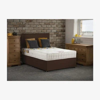 The Range Bideford Non Storage Divan Bed Set - Chocolate / Super King