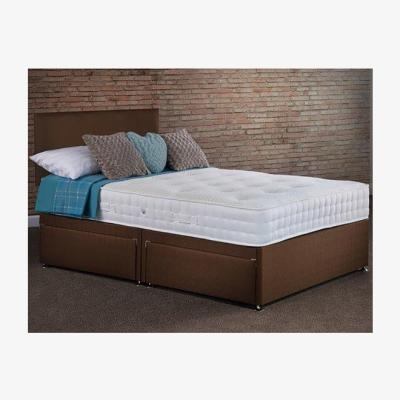 The Range Lynton Divan Drawer Bed With Mattress - Chocolate / 4 / Super King