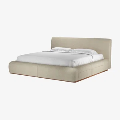 Sofa.com Super King Divan Base in Pampas Hygge Smart Linen