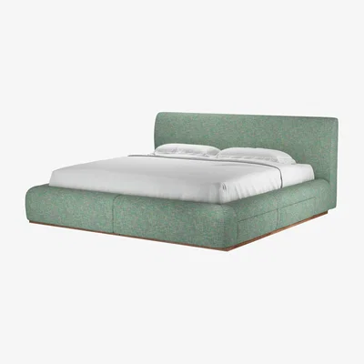 Sofa.com Sunday Super King Divan Bed in Waterlily Impressionist Tweed - sofa.com