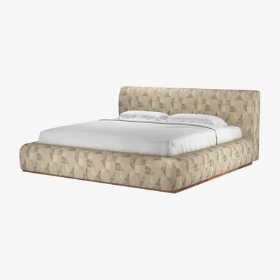Sofa.com Sunday Super King Divan Bed in Desert Pyramid Textured Weave - sofa.com