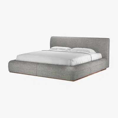 Sofa.com Sunday Super King Divan Bed in Pearl Luxe Boucle - sofa.com