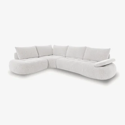 Arighi Bianchi Mitzi Fabric Corner Sofa, Left Hand Facing / Large / Natural