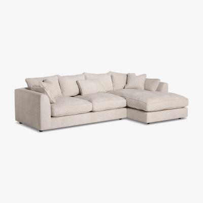Barker and Stonehouse Harrington Large Chaise Sofa Right Fabric | Barker & Stonehouse