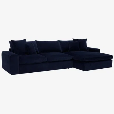 Barker and Stonehouse Alaska Right Hand Facing Medium Corner Sofa Fabric | Barker & Stonehouse