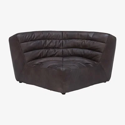 Barker and Stonehouse Timothy Oulton Leather Shabby Corner - Barker &amp; Stonehouse