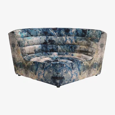 Barker and Stonehouse Timothy Oulton Shabby Sectional Corner, Blue | Barker & Stonehouse