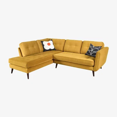 Barker and Stonehouse Orla Kiely Ivy Right Hand Facing Corner Sofa