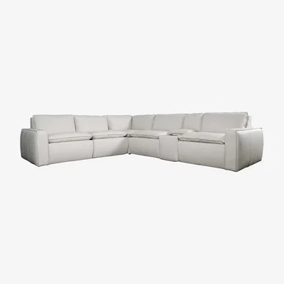 Barker and Stonehouse Holloway Corner Modular Sofa Leather | Barker & Stonehouse