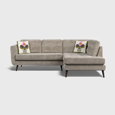 Barker and Stonehouse Orla Kiely Ivy Corner Group Left, Neutral Fabric | Barker & Stonehouse