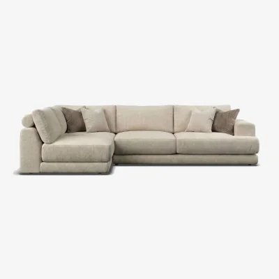 Barker and Stonehouse Lomax Large Corner LHF Fabric | Barker & Stonehouse