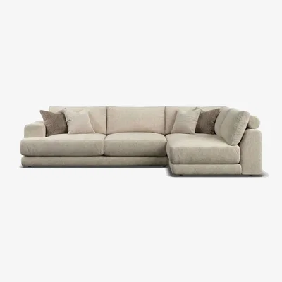 Barker and Stonehouse Lomax Large Corner RHF Fabric | Barker & Stonehouse