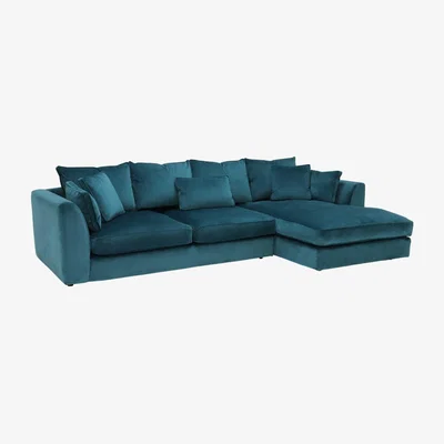 Barker and Stonehouse Harrington Large Right Hand Facing Chaise 5 Seater Sofa, 776 Fabric | Barker & Stonehouse