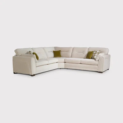 Barker and Stonehouse Miller 3 Corner 3, Neutral Fabric | Barker & Stonehouse