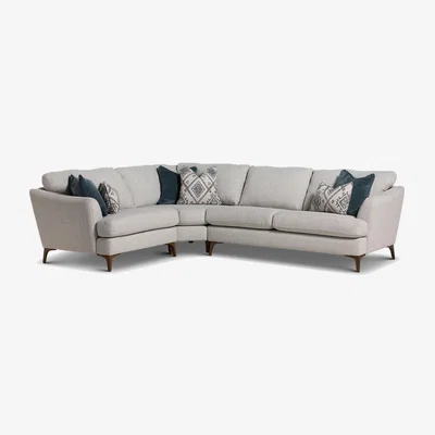 Barker and Stonehouse Embrey 2.5 Seater Corner Sofa With LHF Cuddler Fabric | Barker & Stonehouse